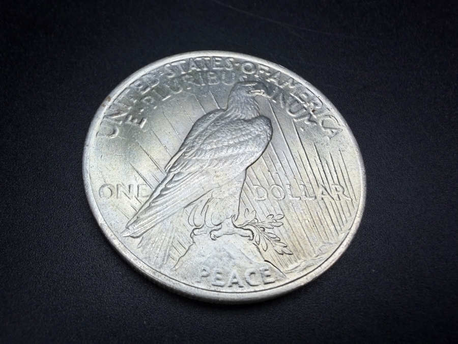 1923 Brilliant Uncirculated Peace Silver Dollar [Photo 4]
