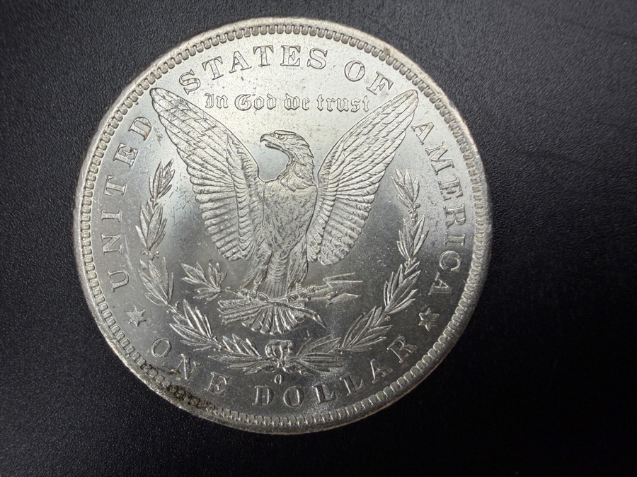 1883 O Brilliant Uncirculated Morgan Silver Dollar [Photo 4]