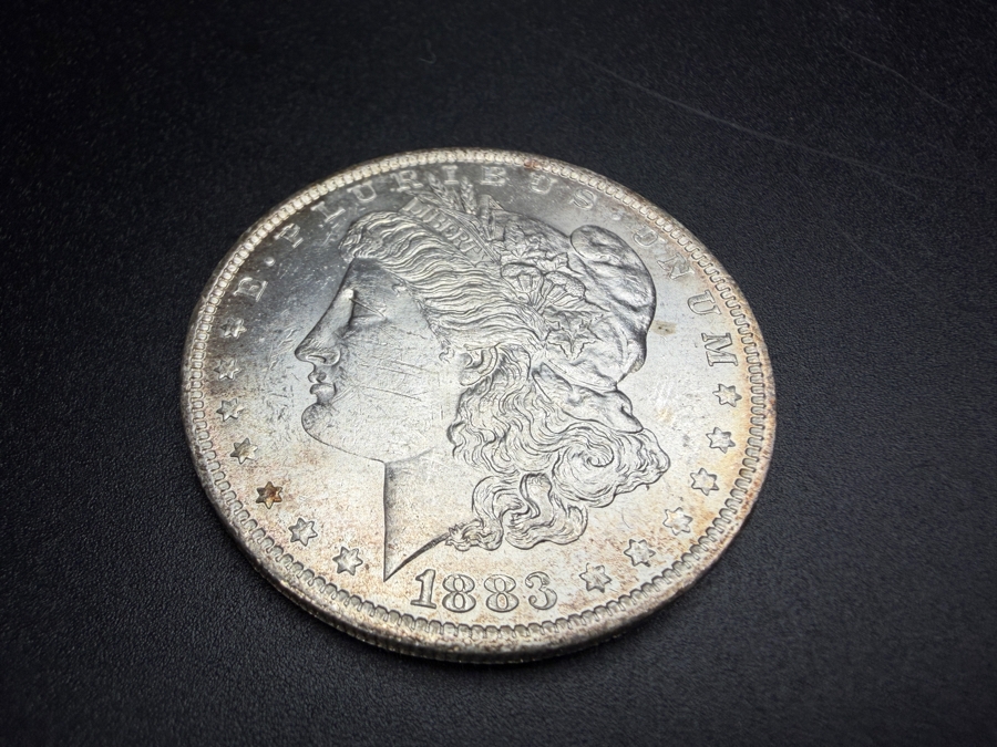 1883 O Brilliant Uncirculated Morgan Silver Dollar [Photo 3]