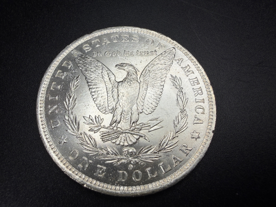 1883 O Brilliant Uncirculated Morgan Silver Dollar [Photo 4]
