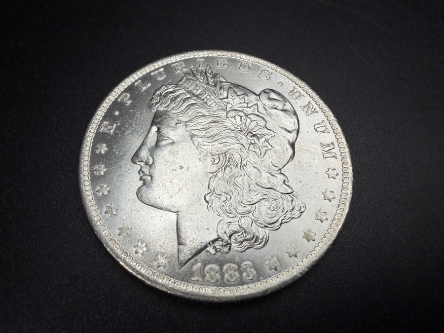 1883 O Brilliant Uncirculated Morgan Silver Dollar [Photo 2]