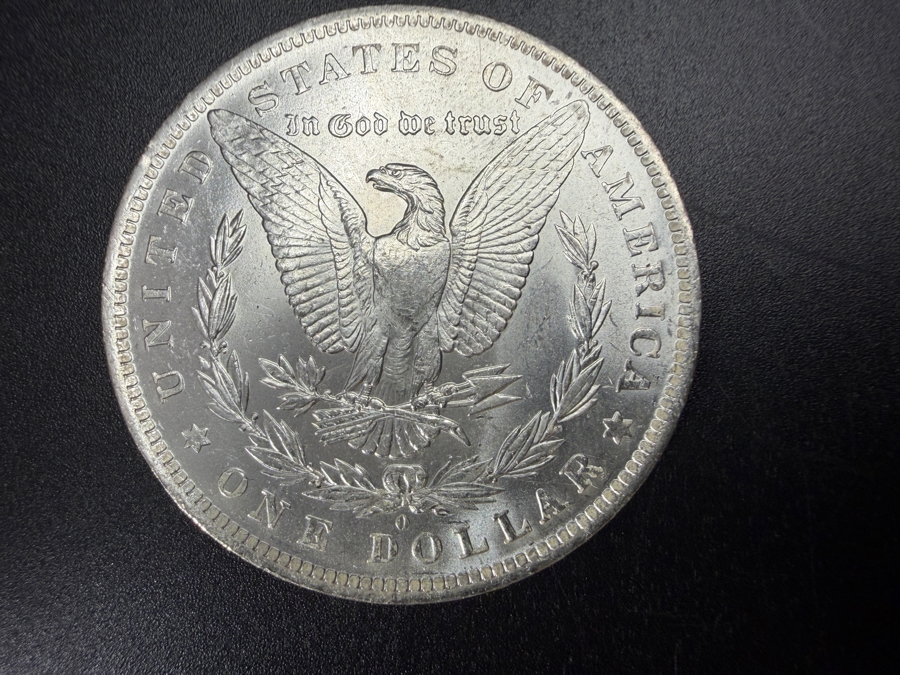 1883 O Brilliant Uncirculated Morgan Silver Dollar [Photo 3]