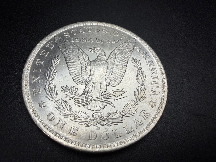 1883 O Brilliant Uncirculated Morgan Silver Dollar [Photo 4]