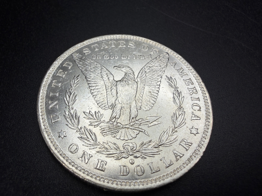 1883 O Brilliant Uncirculated Morgan Silver Dollar [Photo 4]