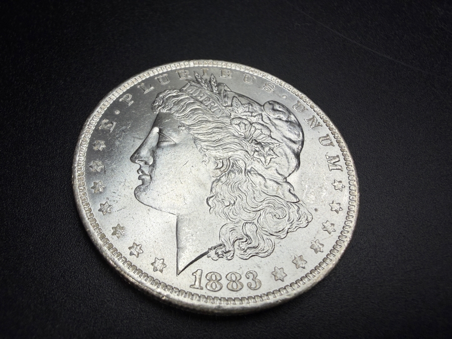 1883 O Brilliant Uncirculated Morgan Silver Dollar [Photo 2]