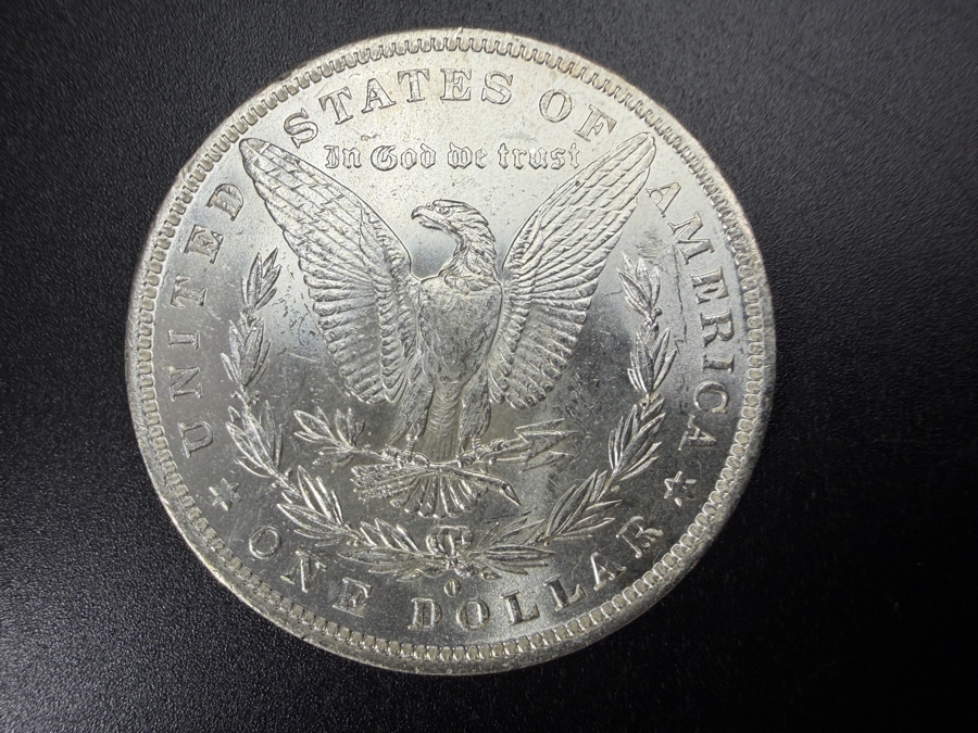 1883 O Brilliant Uncirculated Morgan Silver Dollar [Photo 3]