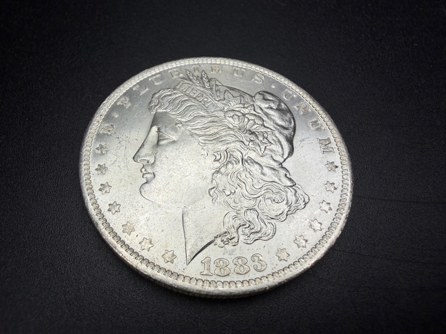 1883 O Brilliant Uncirculated Morgan Silver Dollar [Photo 2]