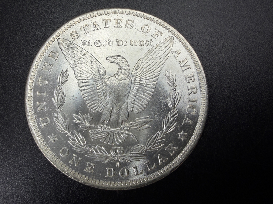 1883 O Brilliant Uncirculated Morgan Silver Dollar [Photo 3]