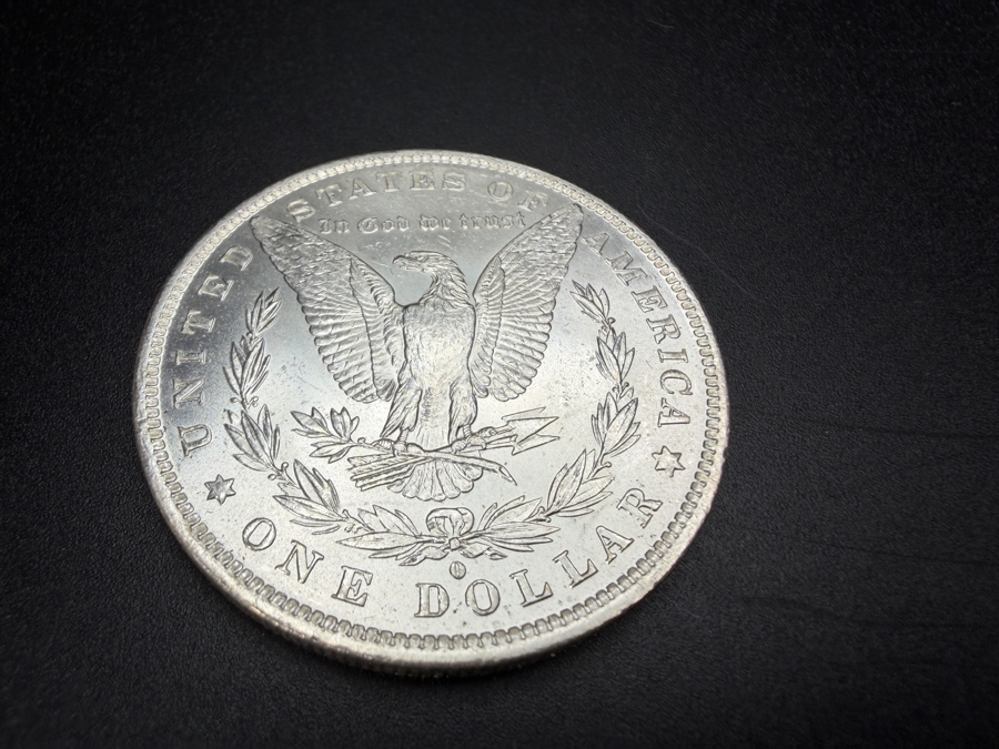 1883 O Brilliant Uncirculated Morgan Silver Dollar [Photo 4]