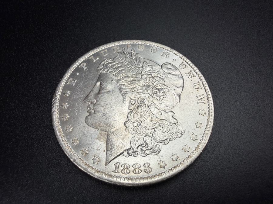 1883 O Brilliant Uncirculated Morgan Silver Dollar [Photo 2]