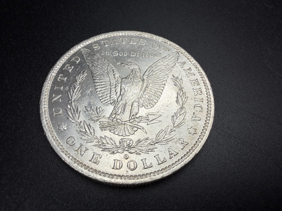 1883 O Brilliant Uncirculated Morgan Silver Dollar [Photo 4]