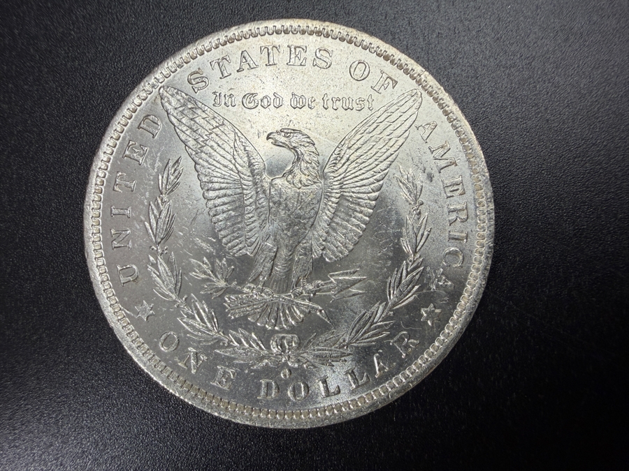 1883 O Brilliant Uncirculated Morgan Silver Dollar [Photo 3]