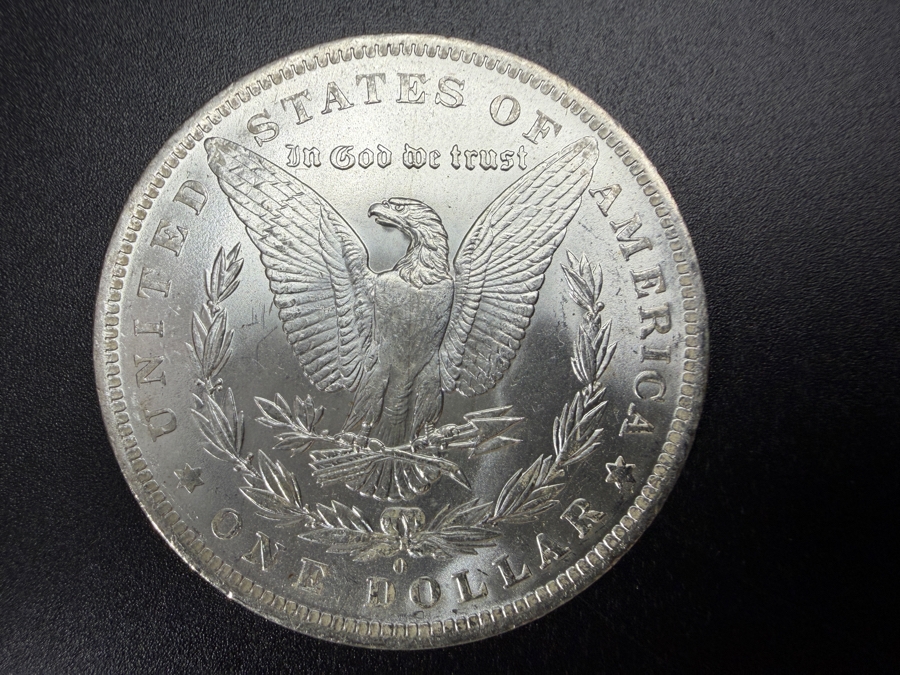 1883 O Brilliant Uncirculated Morgan Silver Dollar [Photo 3]