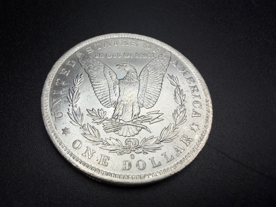 1883 O Brilliant Uncirculated Morgan Silver Dollar [Photo 4]