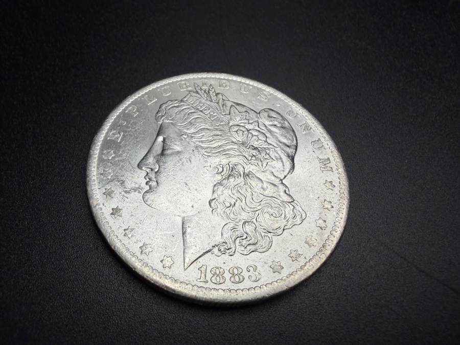 1883 O Brilliant Uncirculated Morgan Silver Dollar [Photo 2]