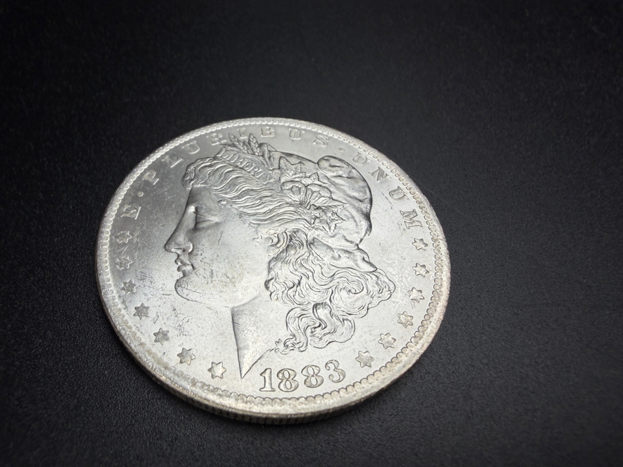 1883 O Brilliant Uncirculated Morgan Silver Dollar [Photo 2]