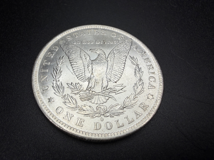 1883 O Brilliant Uncirculated Morgan Silver Dollar [Photo 4]