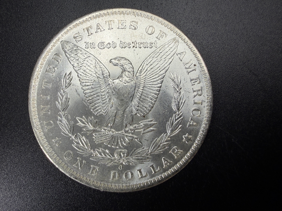 1883 O Brilliant Uncirculated Morgan Silver Dollar [Photo 3]