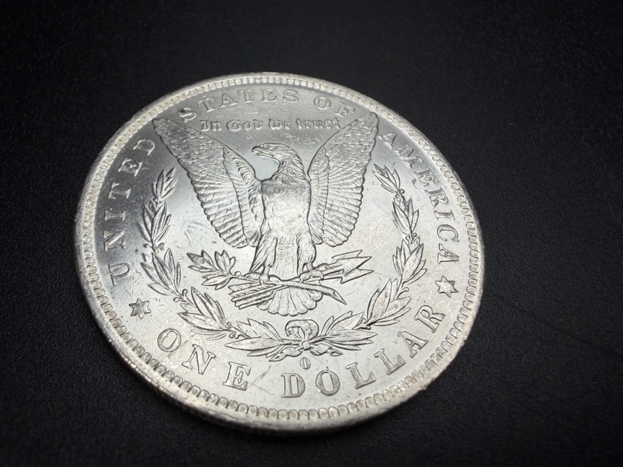 1883 O Brilliant Uncirculated Morgan Silver Dollar [Photo 4]