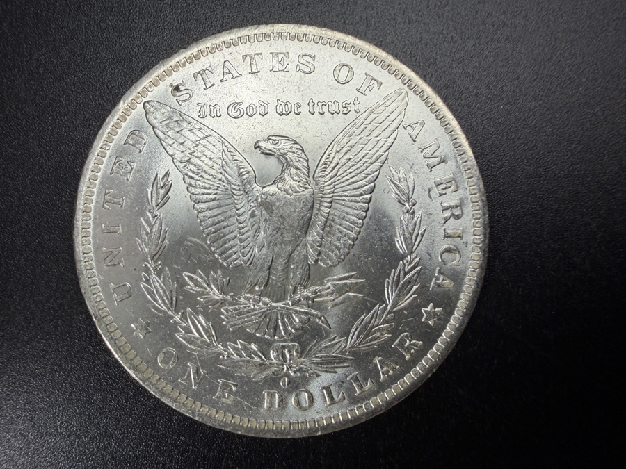 1883 O Brilliant Uncirculated Morgan Silver Dollar [Photo 3]