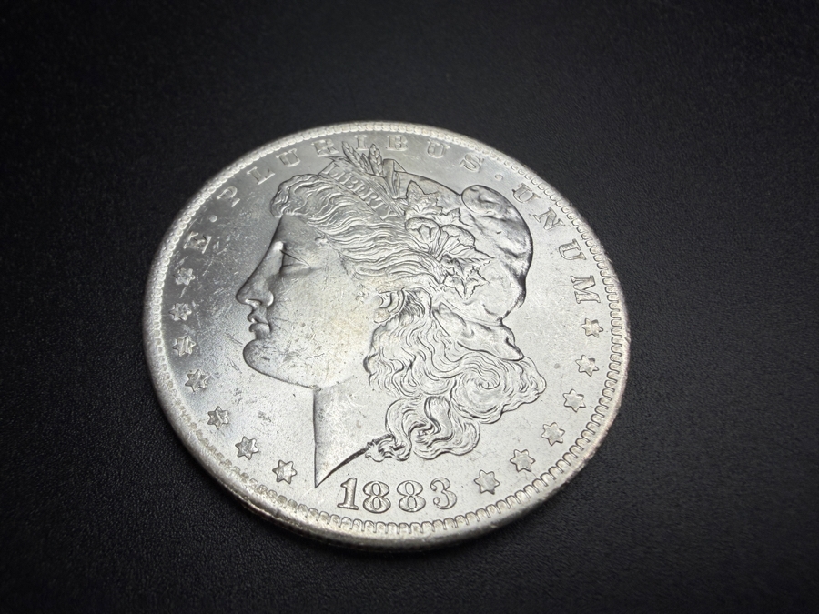 1883 O Brilliant Uncirculated Morgan Silver Dollar [Photo 2]