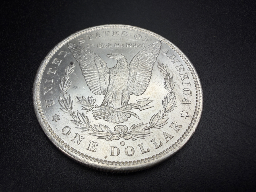 1883 O Brilliant Uncirculated Morgan Silver Dollar [Photo 4]