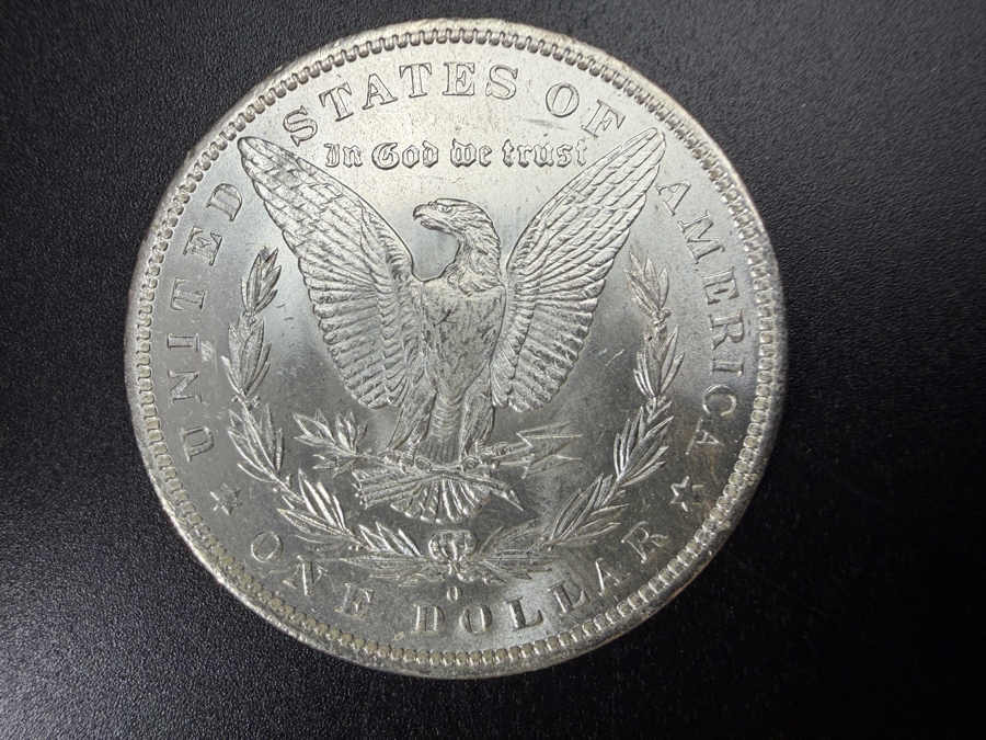 1883 O Brilliant Uncirculated Morgan Silver Dollar [Photo 3]