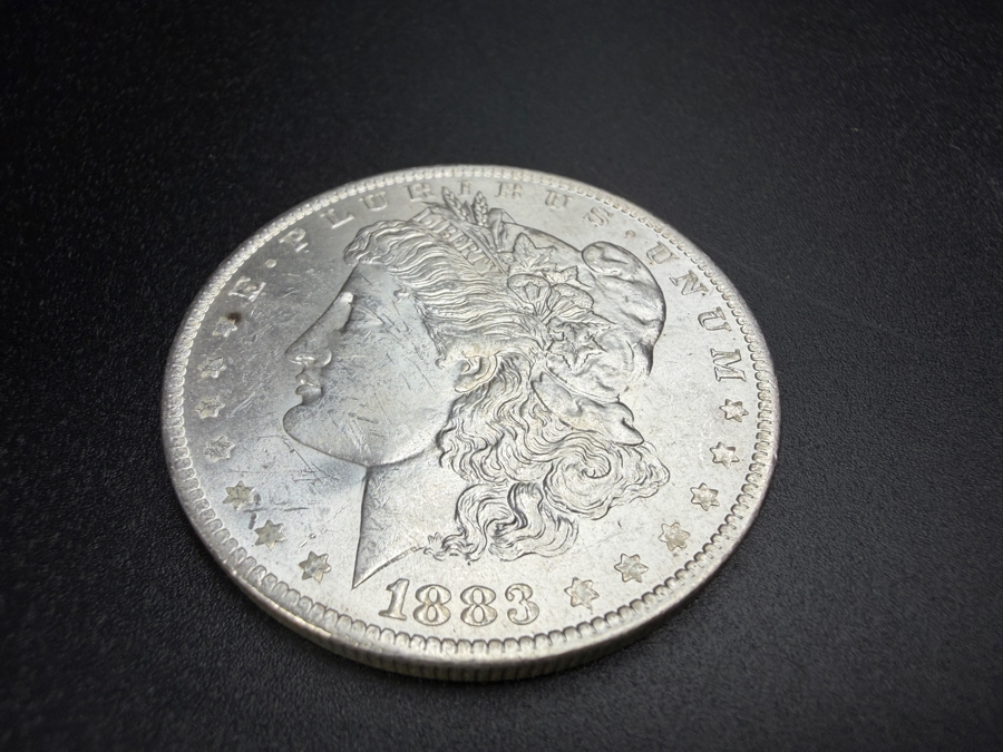 1883 O Brilliant Uncirculated Morgan Silver Dollar [Photo 2]