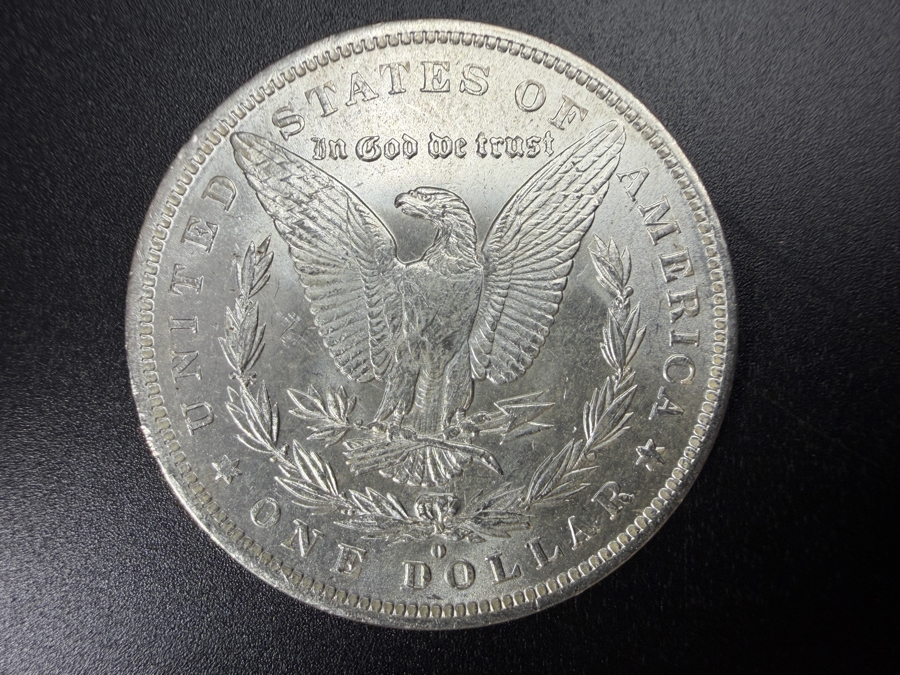 1883 O Brilliant Uncirculated Morgan Silver Dollar [Photo 3]