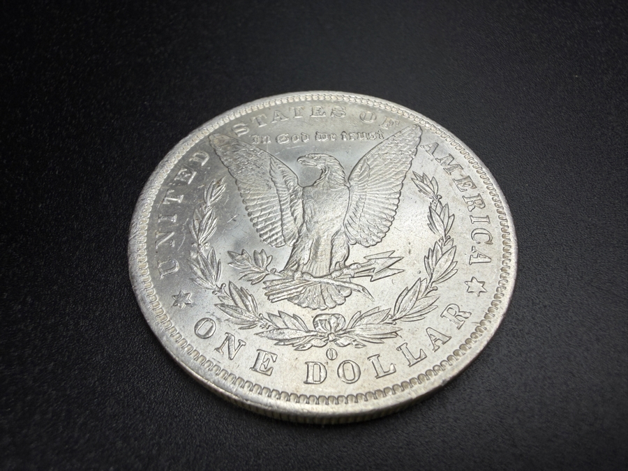 1883 O Brilliant Uncirculated Morgan Silver Dollar [Photo 4]