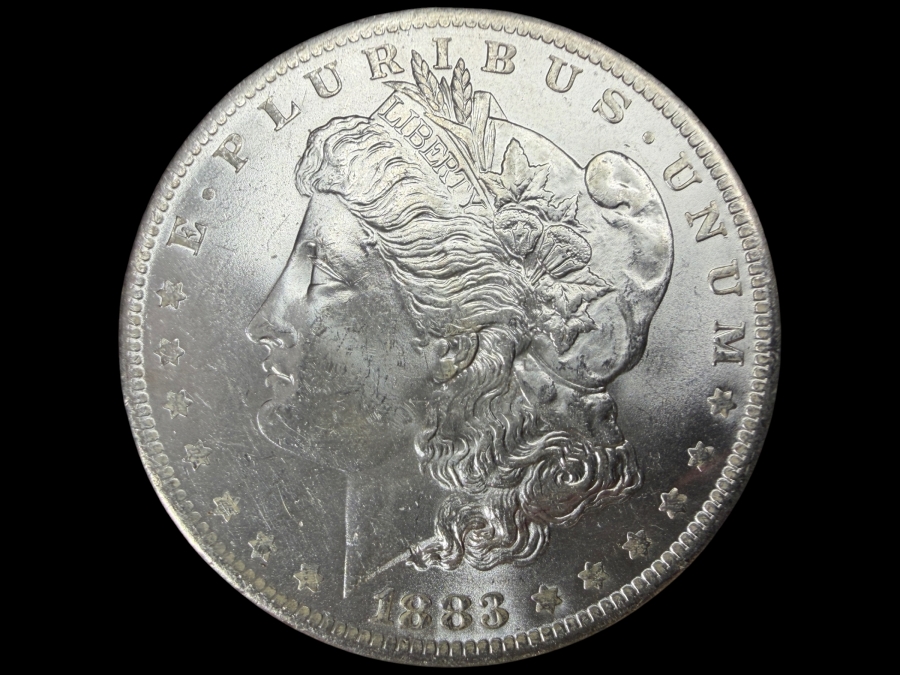 1883 O Brilliant Uncirculated Morgan Silver Dollar