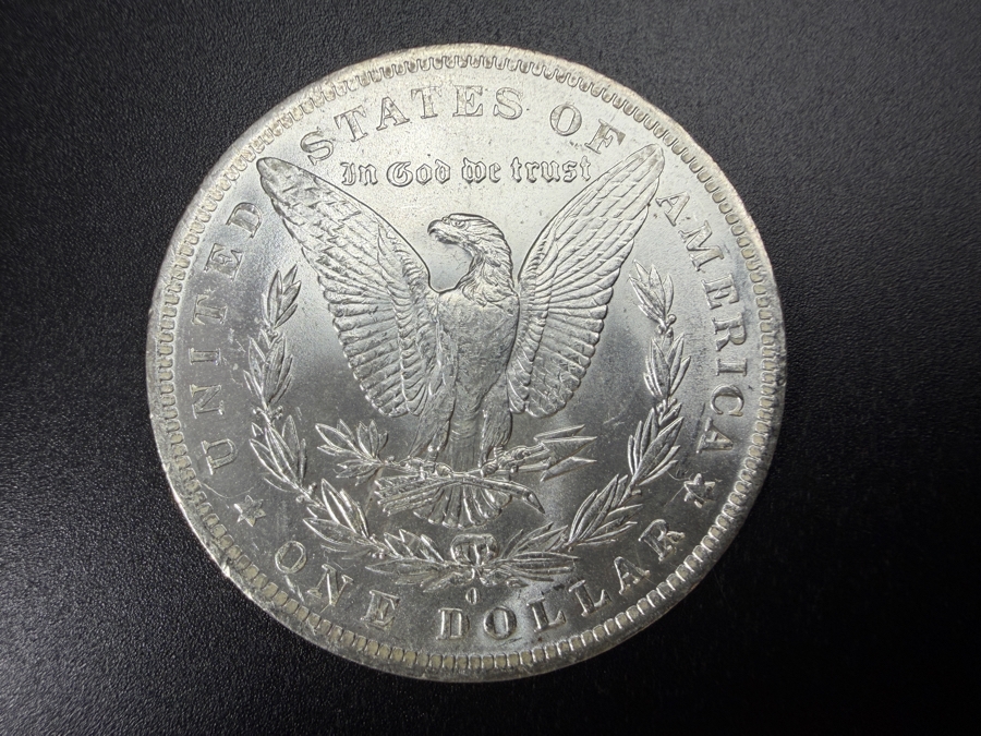 1883 O Brilliant Uncirculated Morgan Silver Dollar [Photo 3]