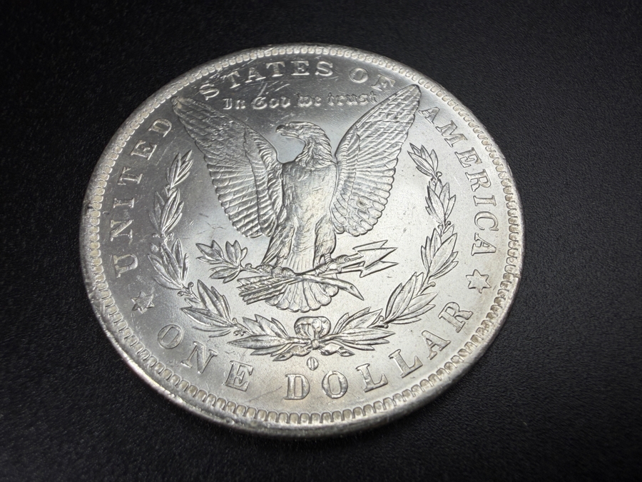 1883 O Brilliant Uncirculated Morgan Silver Dollar [Photo 4]