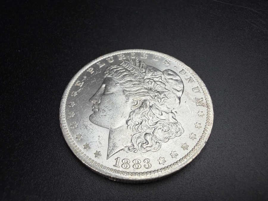 1883 O Brilliant Uncirculated Morgan Silver Dollar [Photo 2]