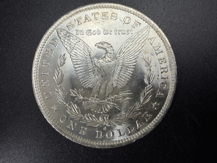 1883 O Brilliant Uncirculated Morgan Silver Dollar [Photo 3]