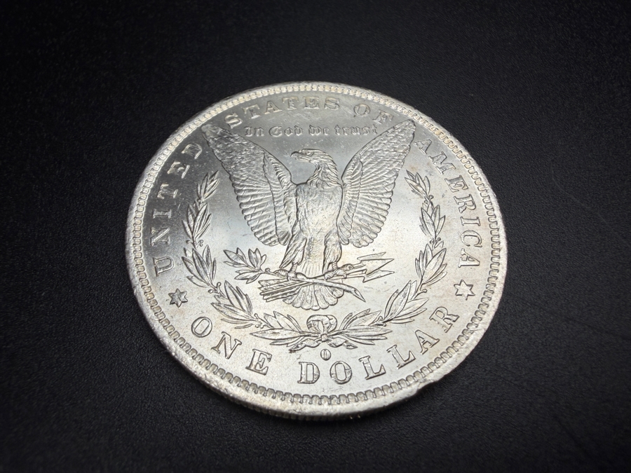 1883 O Brilliant Uncirculated Morgan Silver Dollar [Photo 4]