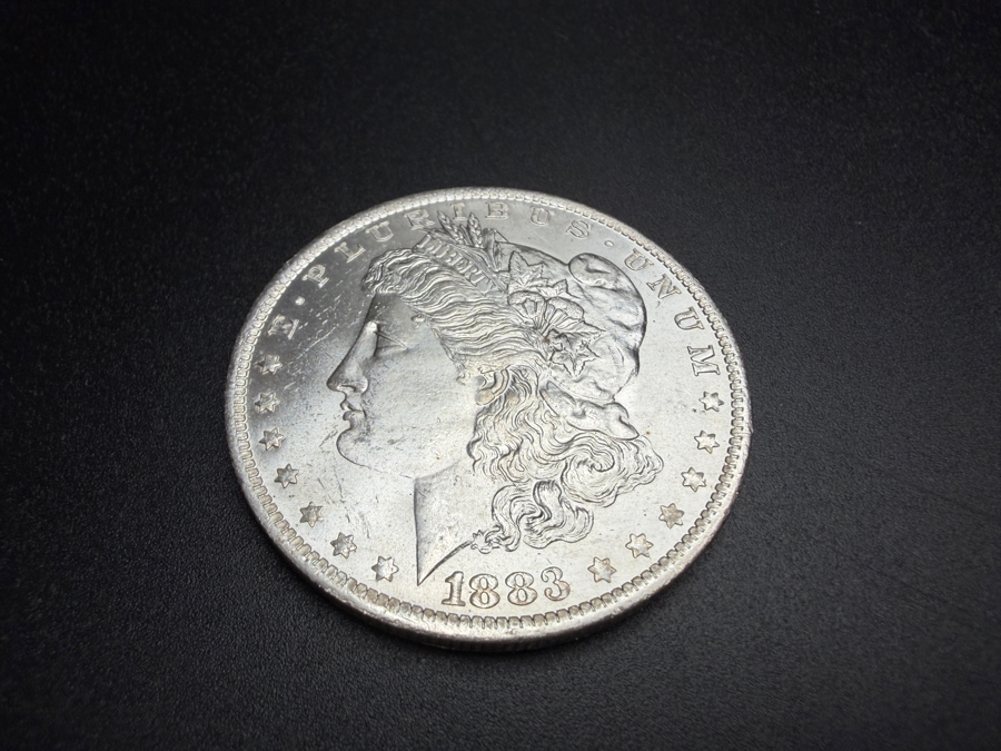 1883 O Brilliant Uncirculated Morgan Silver Dollar [Photo 2]