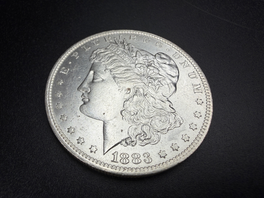 1883 O Brilliant Uncirculated Morgan Silver Dollar [Photo 2]