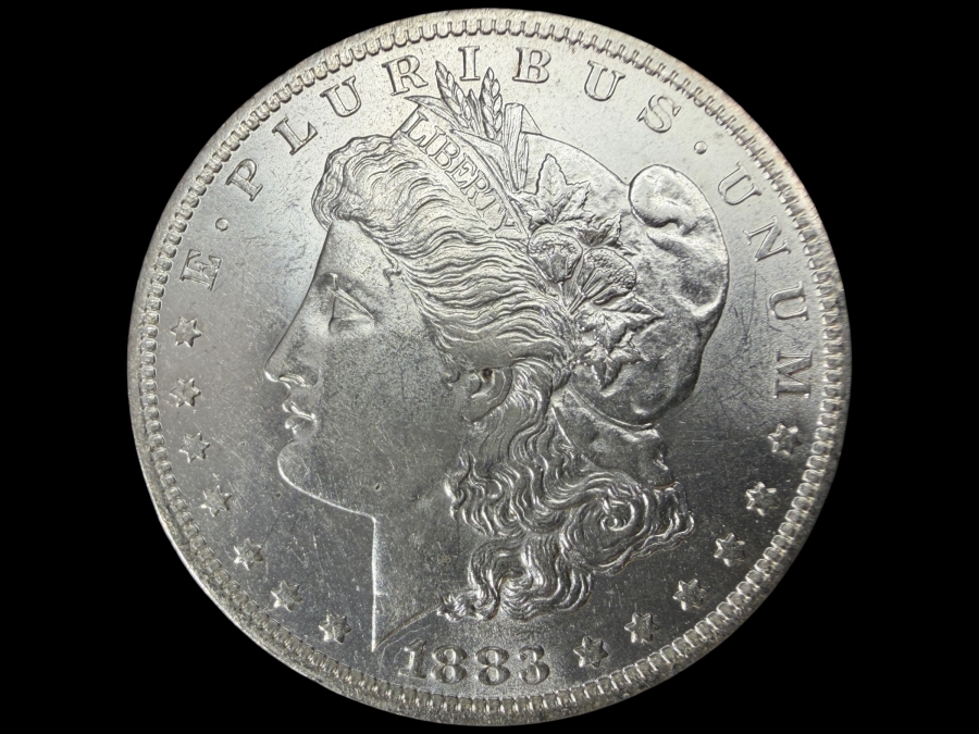 1883 O Brilliant Uncirculated Morgan Silver Dollar