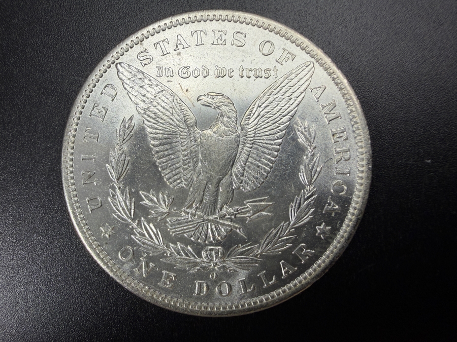 1883 O Brilliant Uncirculated Morgan Silver Dollar [Photo 3]