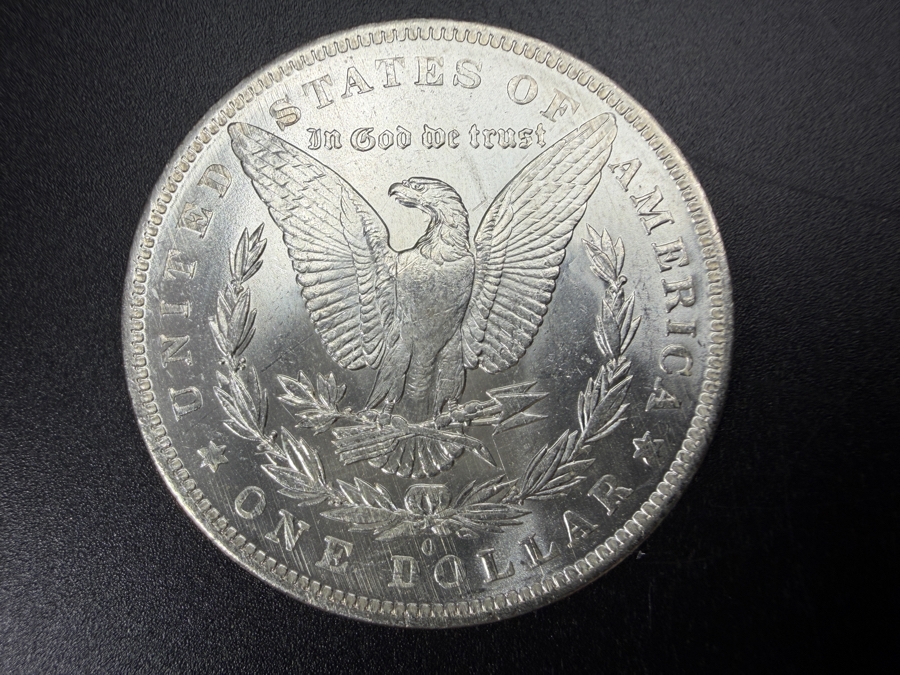 1883 O Brilliant Uncirculated Morgan Silver Dollar [Photo 3]