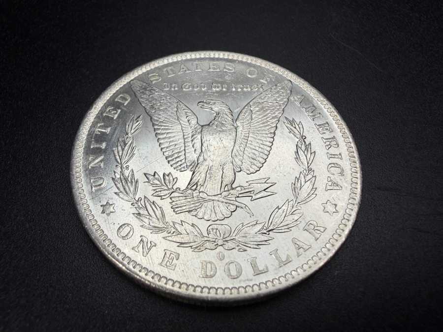 1883 O Brilliant Uncirculated Morgan Silver Dollar [Photo 4]