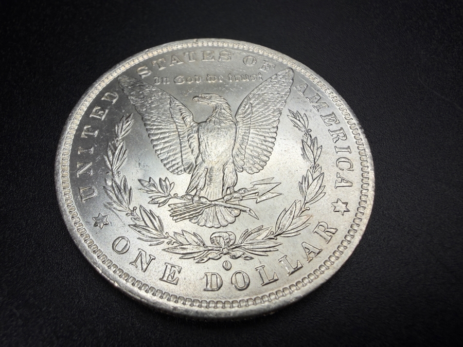 1883 O Brilliant Uncirculated Morgan Silver Dollar [Photo 4]