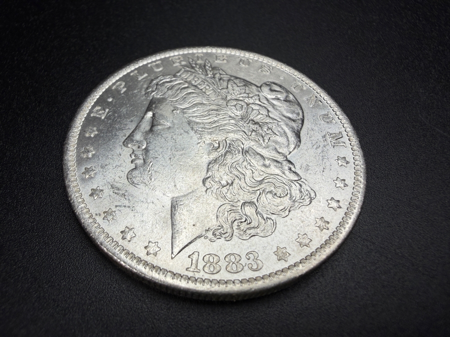 1883 O Brilliant Uncirculated Morgan Silver Dollar [Photo 2]