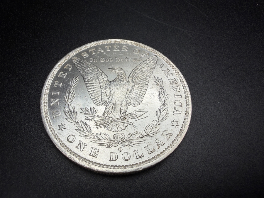 1883 O Brilliant Uncirculated Morgan Silver Dollar [Photo 4]