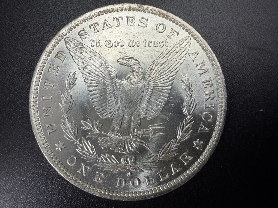 1883 O Brilliant Uncirculated Morgan Silver Dollar [Photo 3]