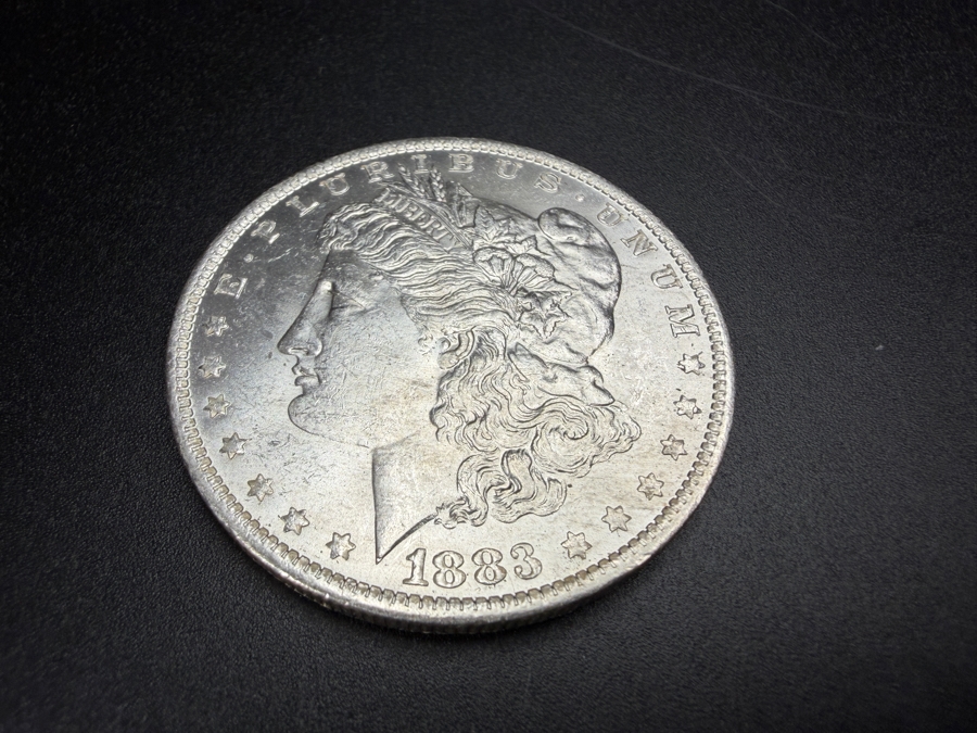 1883 O Brilliant Uncirculated Morgan Silver Dollar [Photo 2]
