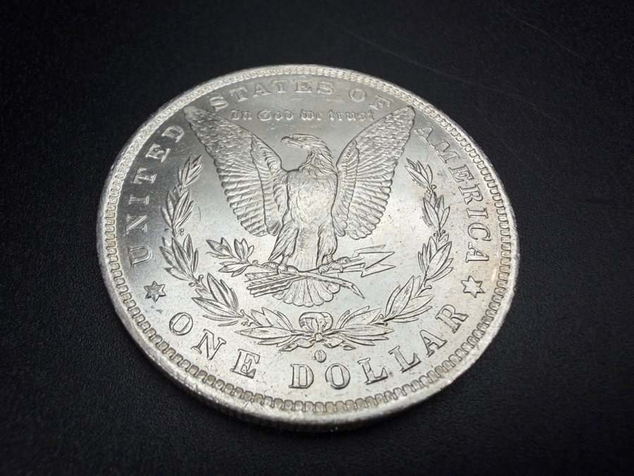 1883 O Brilliant Uncirculated Morgan Silver Dollar [Photo 4]