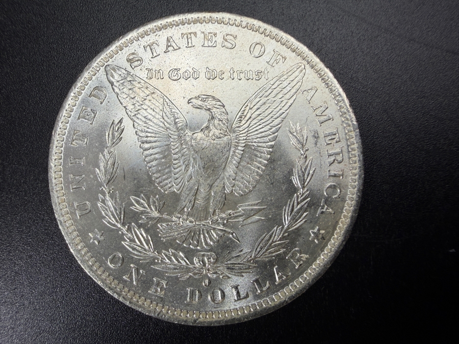 1883 O Brilliant Uncirculated Morgan Silver Dollar [Photo 3]