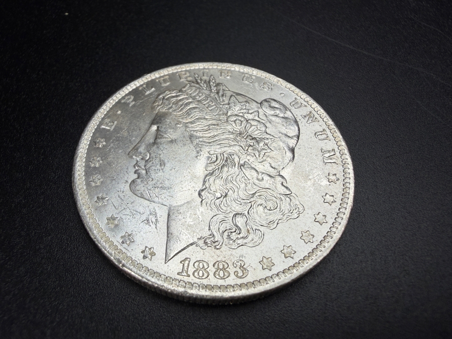 1883 O Brilliant Uncirculated Morgan Silver Dollar [Photo 2]